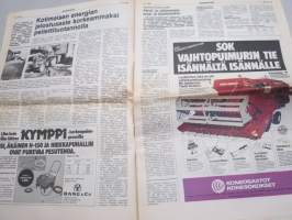 Koneviesti 1981 nr 9 - Kylvömuokkaus kannattaa tehdä hyvin, Lämminvesi-varaajan asennus, Hakas TP-221 - Varsinainen vaihtopolttokattila, Kahden kattilan korvaaja,ym.