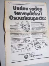 Koneviesti 1981 nr 9 - Kylvömuokkaus kannattaa tehdä hyvin, Lämminvesi-varaajan asennus, Hakas TP-221 - Varsinainen vaihtopolttokattila, Kahden kattilan korvaaja,ym.