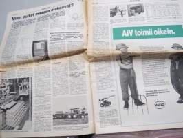 Koneviesti 1981 nr 10 - Lämmöntalteenotto-laitteetko rahasampoja?, Emännänlinja, Miten putket maassa makaavat?, Lannan käytön hyötysuhdetta parannettava, ym.