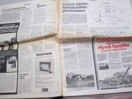 Koneviesti 1981 nr 10 - Lämmöntalteenotto-laitteetko rahasampoja?, Emännänlinja, Miten putket maassa makaavat?, Lannan käytön hyötysuhdetta parannettava, ym.