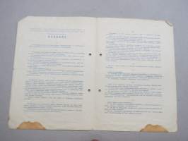 Lounais-Suomen Osuusteurastamo r.l. jäsenkirja (osuuskirja), puutarhuri Osk. Lehtonen, Luonnonmaa - 2 osuutta á 5 mk