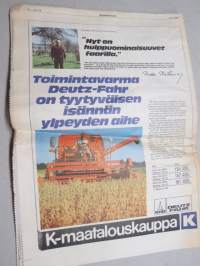 Koneviesti 1981 nr 12 - Opintomatka maatalousnäyttelyyn, Salaojitusta ojaa avaamatta, Salaoja 81, Agronomi Jukka Pokki - Säilörehun ja heinän irrotus ja siirto, ym.