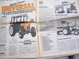 Koneviesti 1981 nr 13 - Ongelmallinen salaojitustilanne, Naisten ajotaitokilpailut, Öljy tai kurjuus, Toistuvat moottorivauriot oikeuttivat kaupan purkuun, ym.
