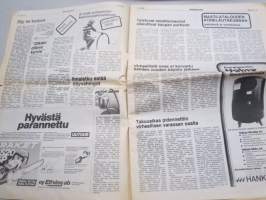 Koneviesti 1981 nr 13 - Ongelmallinen salaojitustilanne, Naisten ajotaitokilpailut, Öljy tai kurjuus, Toistuvat moottorivauriot oikeuttivat kaupan purkuun, ym.
