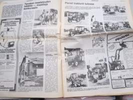 Koneviesti 1981 nr 13 - Ongelmallinen salaojitustilanne, Naisten ajotaitokilpailut, Öljy tai kurjuus, Toistuvat moottorivauriot oikeuttivat kaupan purkuun, ym.