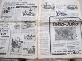 Koneviesti 1981 nr 13 - Ongelmallinen salaojitustilanne, Naisten ajotaitokilpailut, Öljy tai kurjuus, Toistuvat moottorivauriot oikeuttivat kaupan purkuun, ym.