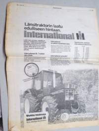 Koneviesti 1981 nr 13 - Ongelmallinen salaojitustilanne, Naisten ajotaitokilpailut, Öljy tai kurjuus, Toistuvat moottorivauriot oikeuttivat kaupan purkuun, ym.