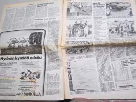 Koneviesti 1981 nr 14 - Konekonsulentit näyttelykentällä, Laihian energiansäästökylä, Kunnallstekniikan näyttely 81, Idea-81 Pirkanmaan näyttelyssä, ym.