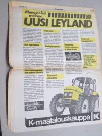 Koneviesti 1981 nr 14 - Konekonsulentit näyttelykentällä, Laihian energiansäästökylä, Kunnallstekniikan näyttely 81, Idea-81 Pirkanmaan näyttelyssä, ym.