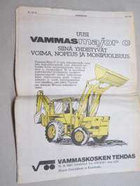 Koneviesti 1981 nr 16 - Onneksi on ylikapasiteettia, John Deere 1640 -neliveto, Vakuutusyhtiön valtakirja ei kelvannut käsrahaksi, kolme yhtä vastaan, ym.