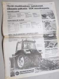 Koneviesti 1981 nr 17 - Hankintakauppa kunniaan, SM-kyntökilpailu, Korjauksen salaamisesta tuomittiin hyvitykseen, Mekaanisen lannoitteen sekoitusprosessi, ym.