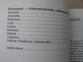 Sivistystaudit! - raskasmetallit, hivenaineet ja vitamiinit