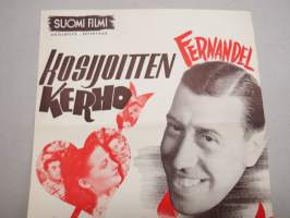 Kosijoitten kerho - Gentlemen på friarstråt, pääosassa Fernandel -elokuvajuliste / movie poster