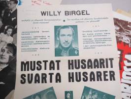 Mustat husaarit - Svarta husarer, pääosissa Karin Hardt, Martin Urtel, Rudolf Fernau, Maria Nicklisch -elokuvajuliste / movie poster