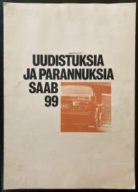 Uudistuksia ja parannuksia Saab 99 - Mallivuosi 1977