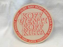 Koff vienti Koff Kilta lasinalunen, tuopinalunen