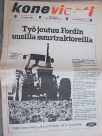 Koneviesti 1980 nr 6 - Puukaasu-käyttöinen sadetuskone, Vakola uusissa tiloissa, Mietteitä pientalon lämmitysjärjestelmistä, Tuleeko Volvo-puimurista Aktiv?, ym.