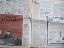Koneviesti 1980 nr 8 - Niin kuin kylvät..., Keittävä kaksoispesä-kattila,Vielä pientalon lämmityksestä, Säkeissä vai säkeittä?,Maatalouskoneiden ohjevuokrat 1980,ym.