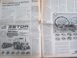 Koneviesti 1980 nr 9 - Matkustaminen antaa virikkeitä ja avartaa maailmankuvaa, Puun polttaminen ja lämmitys ovat kaksi eri asiaa!, Japanilaiset pientraktorit, ym.