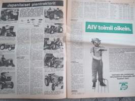 Koneviesti 1980 nr 9 - Matkustaminen antaa virikkeitä ja avartaa maailmankuvaa, Puun polttaminen ja lämmitys ovat kaksi eri asiaa!, Japanilaiset pientraktorit, ym.