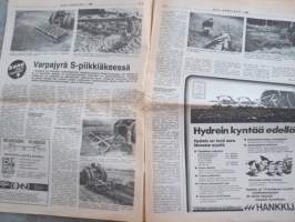Koneviesti 1980 nr 14 - Puolet puinti-tappioista syntyy leikkuupöydällä, menestyksekäs näyttelykesä, Varpajyrä S-piikkiäkeessä, Paalit putkella perävaunuun, ym.