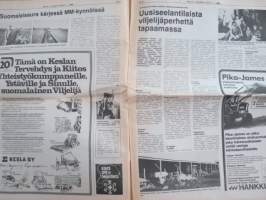 Koneviesti 1980 nr 14 - Puolet puinti-tappioista syntyy leikkuupöydällä, menestyksekäs näyttelykesä, Varpajyrä S-piikkiäkeessä, Paalit putkella perävaunuun, ym.