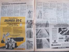 Koneviesti 1980 nr 16 - Normacont-vaunun valmistus alkaa Yhdysvalloissa, Varaosa konetta tärkeämpi, 4H-laiset virittäytyvät pohjoismaiseen kone-ja työturvakisaan,ym.