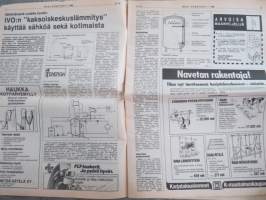 Koneviesti 1980 nr 19 - Mennään metsään, IVO:n &quot;kaksoiskeskuslämmitys&quot; käyttää sähköä sekä kotimaista, Sähkön ja kotimaisten poltto-aineiden rinnakkaiskäyttö, ym.