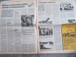 Koneviesti 1980 nr 19 - Mennään metsään, IVO:n &quot;kaksoiskeskuslämmitys&quot; käyttää sähköä sekä kotimaista, Sähkön ja kotimaisten poltto-aineiden rinnakkaiskäyttö, ym.