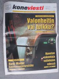 Koneviesti 2000 nr 2 - Rakennusopas jaloittelutarhoille, Hardi Master - Enemmän kuin perusruisku, Saksalaista kasvinsuojelua, Kasvinsuojeluruiskut, ym.