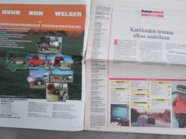 Koneviesti 2000 nr 3 - Kattiloiden testaus alkaa uudelleen, Maatalouden liitännäisenä - Yritystoimintaa maaseudulle, Neuvoja koneyrittäjille, ym.