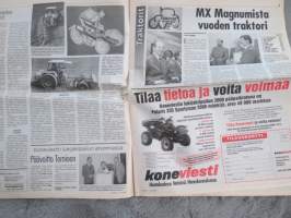 Koneviesti 2000 nr 4 - Maalle.fi?, Vuosisadan traktorit osa 10, MX Magnumista vuoden traktori, koneista kiinnostunut, Monta käyttöä valvontakameralle, ym.