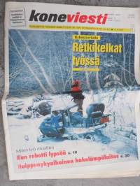 Koneviesti 2000 nr 5 - Uskallusta yhteistoimintaansa, Scan Varilabor SB - Espanjalainen viilunkääntäjä, Rehunkorjuun kaksi vaihtoehtoa,Olkikuormaan lisää tonneja,ym.