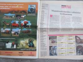 Koneviesti 2000 nr 8 - Maatalouskoneiden valmistus tienhaarassa, Bögballe EX Trend 1000 ja Calibrator 2003 - Trendikästä lannoitteen levitystä, ym.