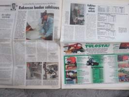 Koneviesti 2000 nr 8 - Maatalouskoneiden valmistus tienhaarassa, Bögballe EX Trend 1000 ja Calibrator 2003 - Trendikästä lannoitteen levitystä, ym.