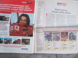 Koneviesti 2000 nr 11 - Ripeä kehitys energia-alalla jatkuu, Vielä kerran, Koneen sijasta rakennussarja, Luomumaitoa ilman omia pelto-koneita, ym.