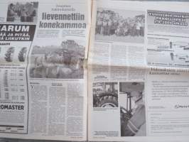 Koneviesti 2000 nr 18 - ympäristöriskit kasvussa?, SM-kynnöt 2000, Emäntien traktorikurssilla lievennettiin konekammoa, Jurtti nousee Kokelanmäellä, ym.