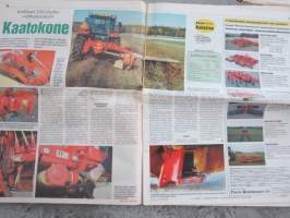 Koneviesti 2000 nr 18 - ympäristöriskit kasvussa?, SM-kynnöt 2000, Emäntien traktorikurssilla lievennettiin konekammoa, Jurtti nousee Kokelanmäellä, ym.