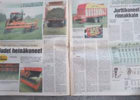 Koneviesti 2000 nr 21 - Rengastehtaat jääneet traktoreiden vauhdista?, JF GMS 3600 Flex ja Pöttinger Jumbo - Uudet heinäkoneet, Jurttikoneet rinnakkain, ym.
