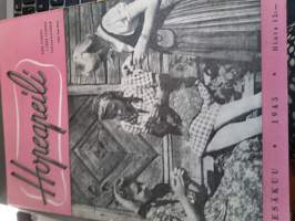 Hopeapeili kesäkuu 1945 juhannusleikkiä, luontoon avautuva koti, nuoren tytön koruttomuutta