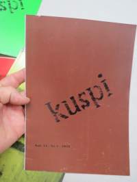 Kuspi - Turun Hammaslääketieteenkandidaattiseuran julkaisuja 8 kpl vuosilta 1974-76