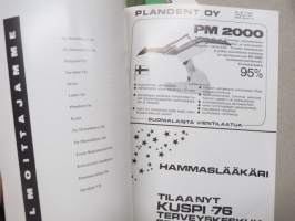 Kuspi - Turun Hammaslääketieteenkandidaattiseuran julkaisuja 8 kpl vuosilta 1974-76
