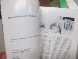 Kuspi - Turun Hammaslääketieteenkandidaattiseuran julkaisuja 8 kpl vuosilta 1974-76