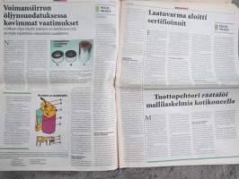 Koneviesti 2001 nr 6 - Puuenergia-alalla kaivataan kilpailua, John Deere 2256 Puintitehoa perinteisellä tyylillä, pelto-viljely, Laatuvarma aloitti sertifioinnit,ym.