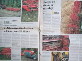 Koneviesti 2001 nr 13 - Varavoima tarvitaan, Agritekin uudet koneet - Kultivaattoriäes korvaa sekä auran, että äkeen, Puinti on tieto- ja taitolaji, Pelto-viljely,ym
