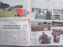 Koneviesti 2001 nr14 -Joko valoa tunnelin päässä?,Urakointi onnistuu töitä ristiin tehden,Uutta, vanhaa ja vähän lainattua,Ylihärmän ihme näytti kyntensä taas kerran