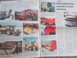 Koneviesti 2001 nr14 -Joko valoa tunnelin päässä?,Urakointi onnistuu töitä ristiin tehden,Uutta, vanhaa ja vähän lainattua,Ylihärmän ihme näytti kyntensä taas kerran