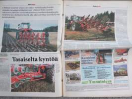 Koneviesti 2002 nr 3 - Ovatko hinnat kohdillaan?, Tasaiselta kyntöä, Standardia suurempia paaleja, Koneurakointi on tarkan markan toimintaa, ym.