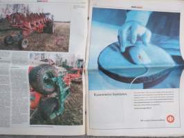 Koneviesti 2002 nr 3 - Ovatko hinnat kohdillaan?, Tasaiselta kyntöä, Standardia suurempia paaleja, Koneurakointi on tarkan markan toimintaa, ym.