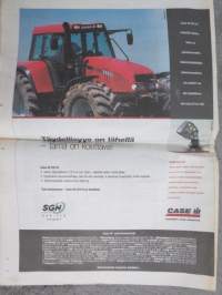 Koneviesti 2002 nr 4 - Myrskypuut yhteishengen mittari, Valikoima kasvaa - Suuret korjuukoneet tulivat jäädäkseen, John Deere 3200-kurottaja - Ketterä kuormain, ym.